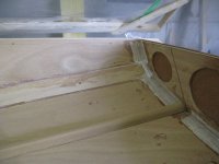 Kimmleiste und Stringer eingeklebt